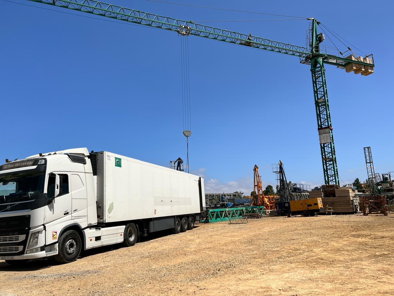 Grue mobile 250T levage lourd chantier Maroc - SM Grue
